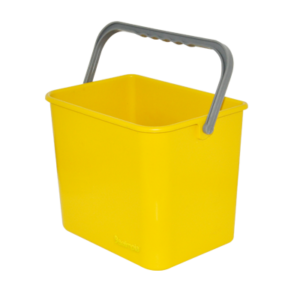 BALDE 4L C/ ALÇA AMARELO BRALIMPIA