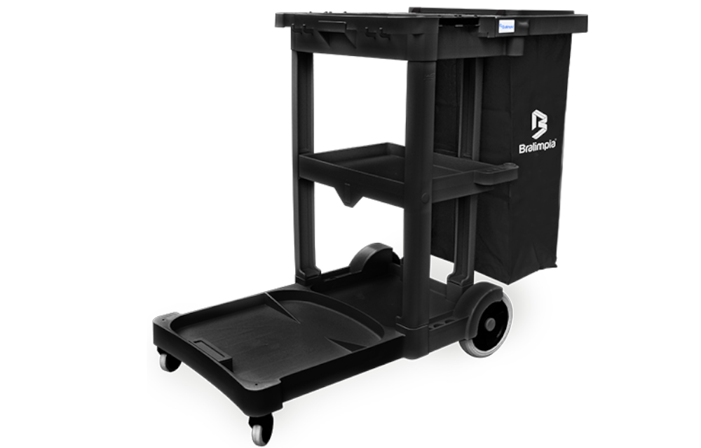 CARRO FUNCIONAL AMERICA PARA LIMPEZA BLACK BRALIMPIA