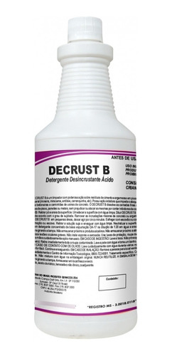 DECRUST B LIMPADOR PÓS OBRA 1 LT