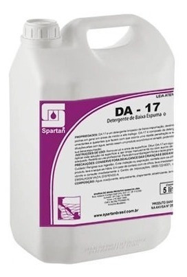 DETERGENTE BAIXA ESPUMAÇÃO PARA LAVADOURAS AUTOMATICAS DA 17 SPARTAN - Imagem 2