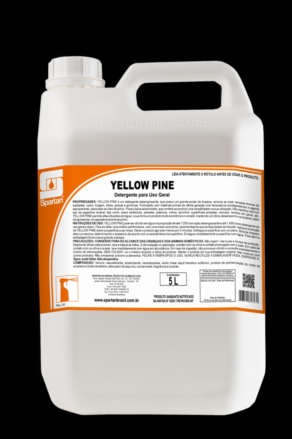 DETERGENTE SUPER CONCENTRADO NEUTRO YELLOW PINE 5 LITROS - Imagem 2