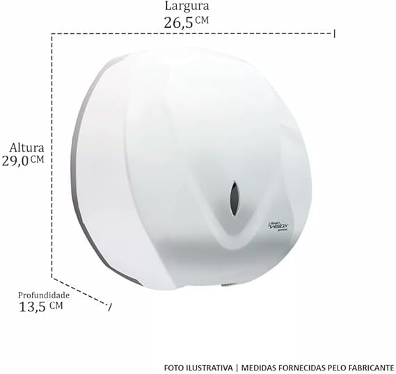 DISPENSER PARA PAPEL TOALHA INTERFOLHAS PREMISSE VELOX - Imagem 2