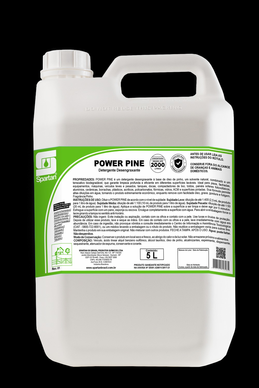 POWER PINE DETERG. SUPER CONCENTRADO 5 LITROS