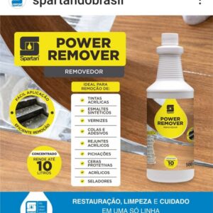 POWER REMOVER 500ML REMOVEDOR REJUNTE ACRILICO E RESIDUOS