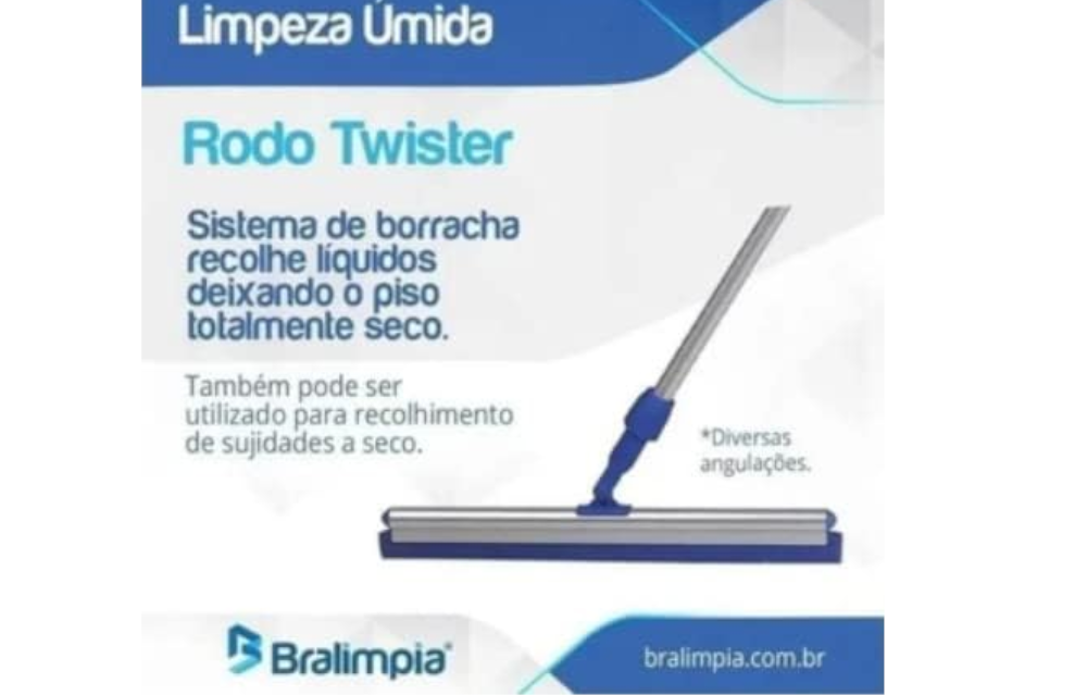 RODO ARTICULADO TWISTER 45 CM C/ CABO - Imagem 2